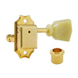 Hosco Japan H-20322GSVTR Stemmechanieken voor gitaar, 3xL + 3xR, Vintage Tone Revival Series, keystone knop, goud