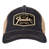 Fender 9122421203 Transition Logo Patch Pet – Zwart/Steen, One Size