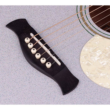 Richwood HSA-55-GS Heritage Series auditorium akoestische westerngitaar zilver metallic