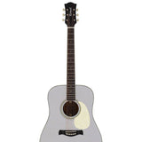 Richwood HSD-55-GS Heritage Series dreadnought akoestische westerngitaar zilver metallic