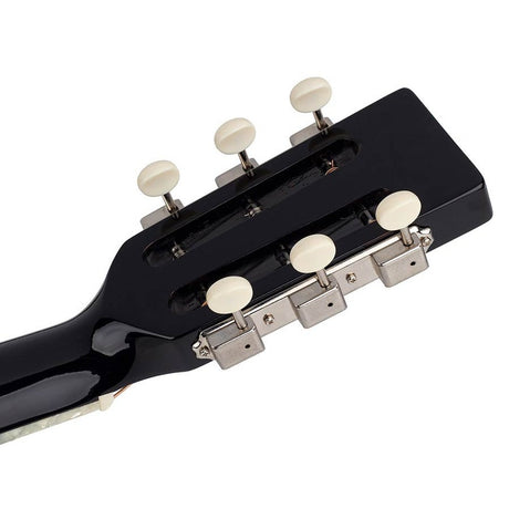 Richwood HSP-55-GS Heritage Series parlor akoestische westerngitaar zilver metallic