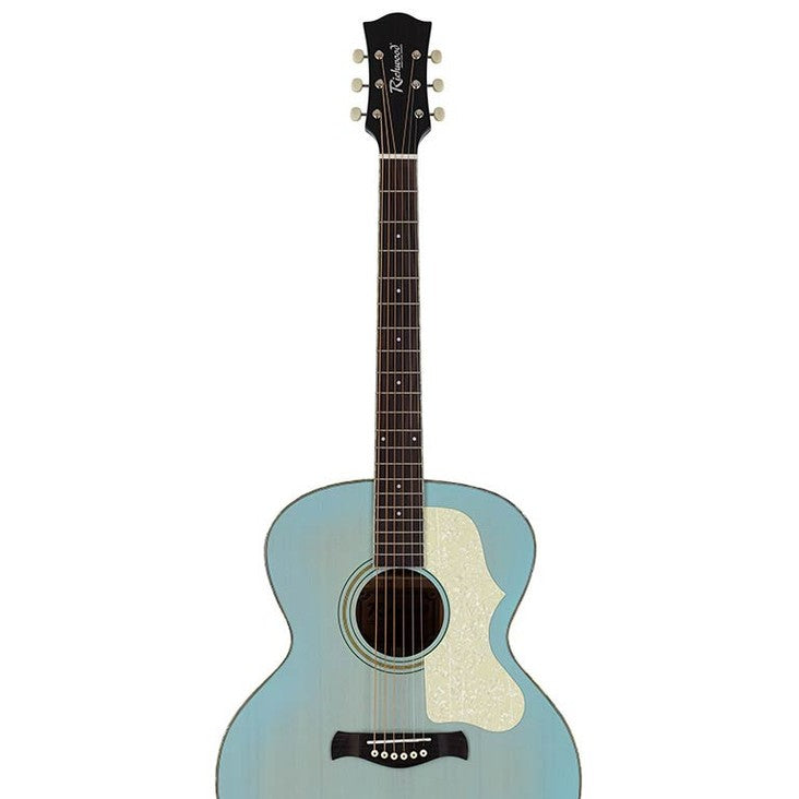 Richwood HSJ-55-LB Heritage Series jumbo akoestische westerngitaar licht blauw
