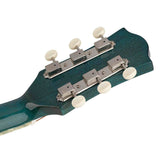 Richwood HSJ-55-LB Jumbo Jumbo Massief Bovenblad Akoestische Gitaar Light Blue Hoogglans