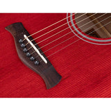 Richwood HSJS-42-TRD Heritage Series jumbo akoestische western gitaar rood