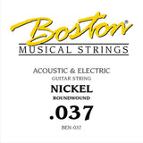 Boston BEN-037 037 snaar, nickel roundwound
