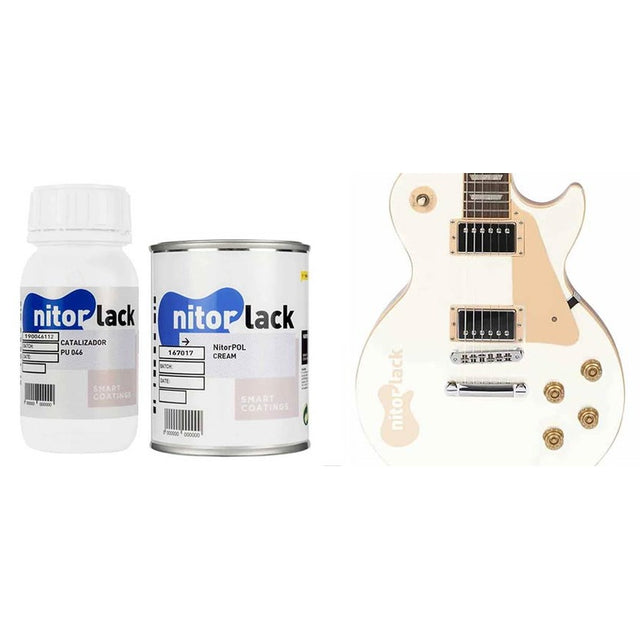 NitorLACK N167017108 NitorPOL Polyurethaanlak Cream – 500 ml + 250 ml Verharder