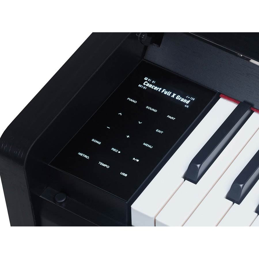 Medeli UP605/BK Digitale upright piano satijn zwart