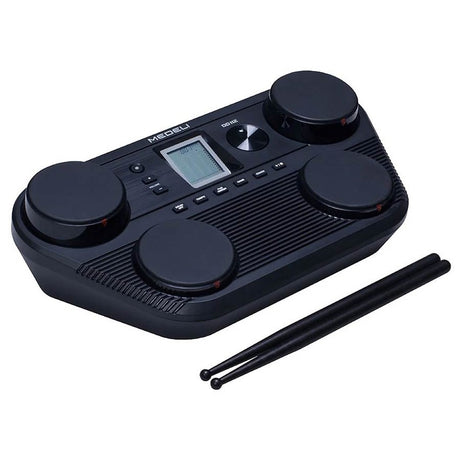 Medeli DD112 BK drumcomputer met 4 drum pads