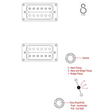 Sire Q3/VCH Larry Carlton elektrische gitaar – mahonie body, HH-configuratie, Vintage Cherry