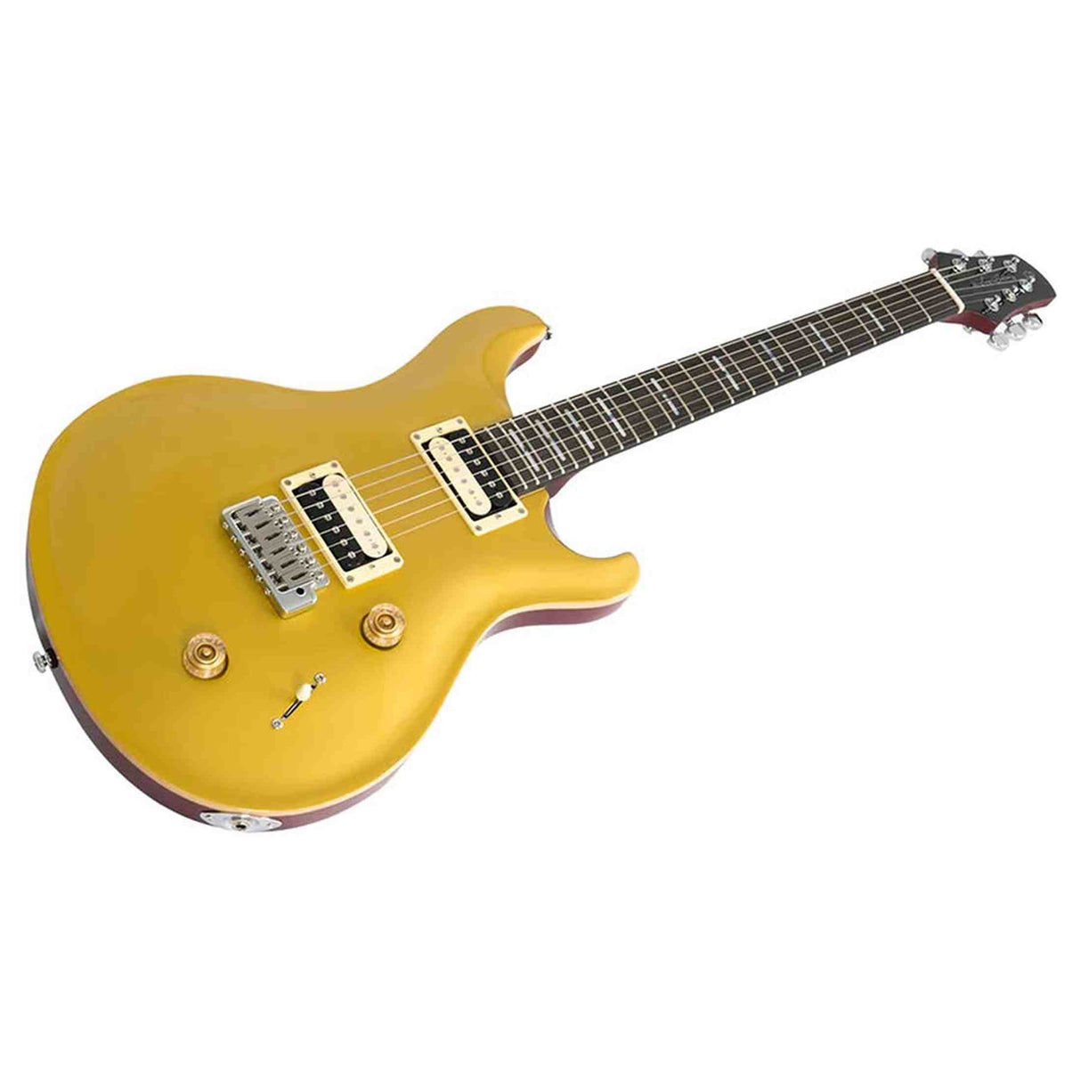 Sire Guitars Q7/MGO Series Larry Carlton mahonie elektrische gitaar metallic goud