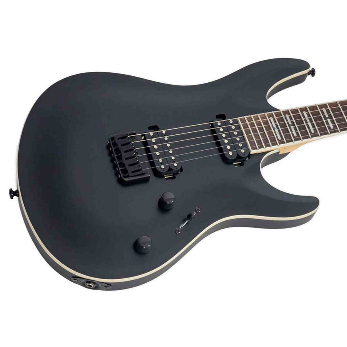 Sire Y5/BKS Larry Carlton elektrische gitaar – alder body, HH-configuratie, Black Satin