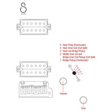 Sire Y5/RPS Larry Carlton elektrische gitaar – alder body, HH-configuratie, Red Sparkle