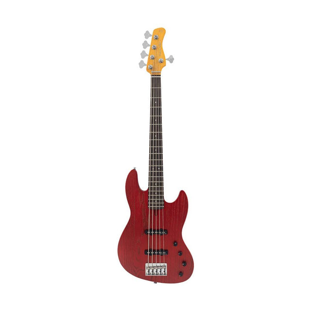 Sire V6 5/CAR Marcus Miller actieve 5-snarige basgitaar Candy Apple Red