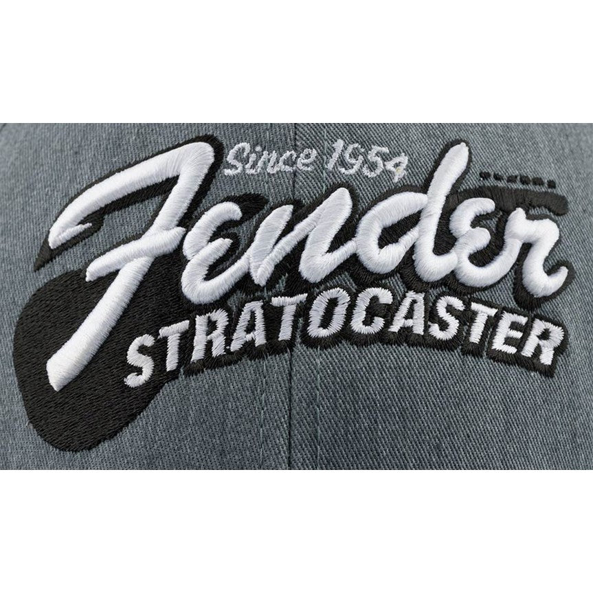 Fender 9122421207 Stratocaster Guitar Pet – Heather Grijs met Mesh Achterkant