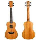 Flight DUC373 MAH Concert Ukulele met Mahogany Body, Blackwood Toets en Ki’i Pohaku Rosette