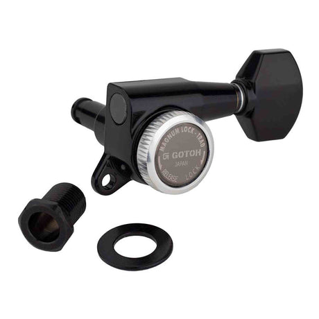 Gotoh GTH14098 SG381 stemmechanieken (posts 6xS) met Magnum Lock Trad and 07 knoppen, 6L, zwart
