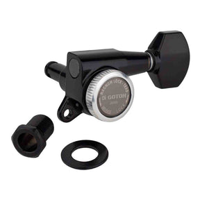 Gotoh GTH14099 SG381 stemmechanieken (posts 3xL 3xXL) met Magnum Lock Trad and 07 knoppen, 6L, zwart