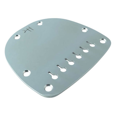 Halon JHP-32-2 Hardtail Conversieplaat voor JM/JG Gitaar – Chroom Hoogglans