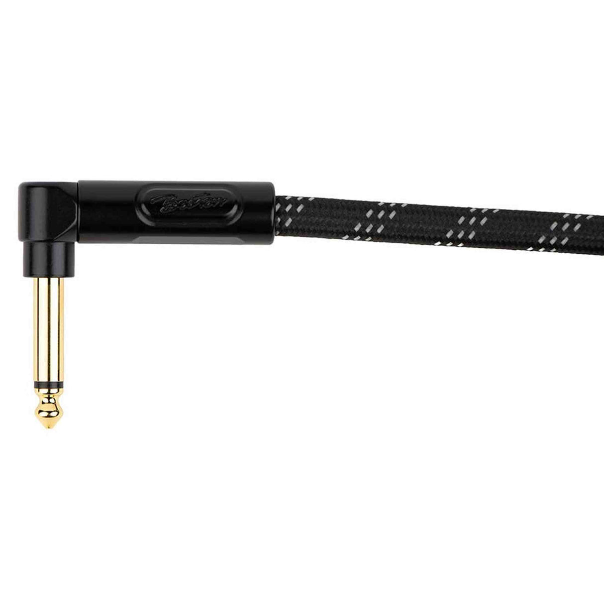 Boston GCRB-90A Prime Series woven jacket instrumentkabel jack–haakse jack 9 meter black tweed