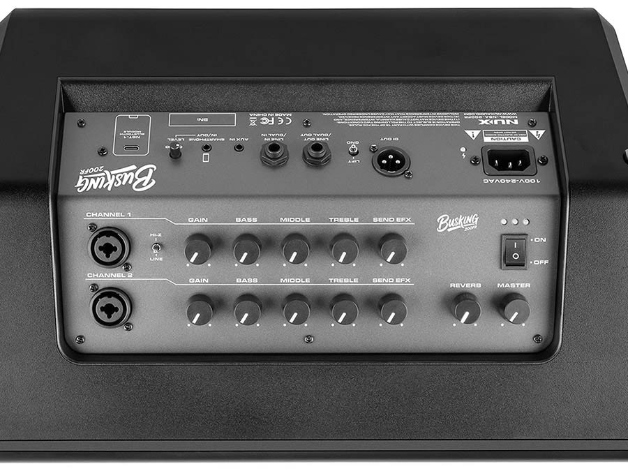 NUX NBA-200FR Busking 200FR Set van 2 - 276W PA set met accu