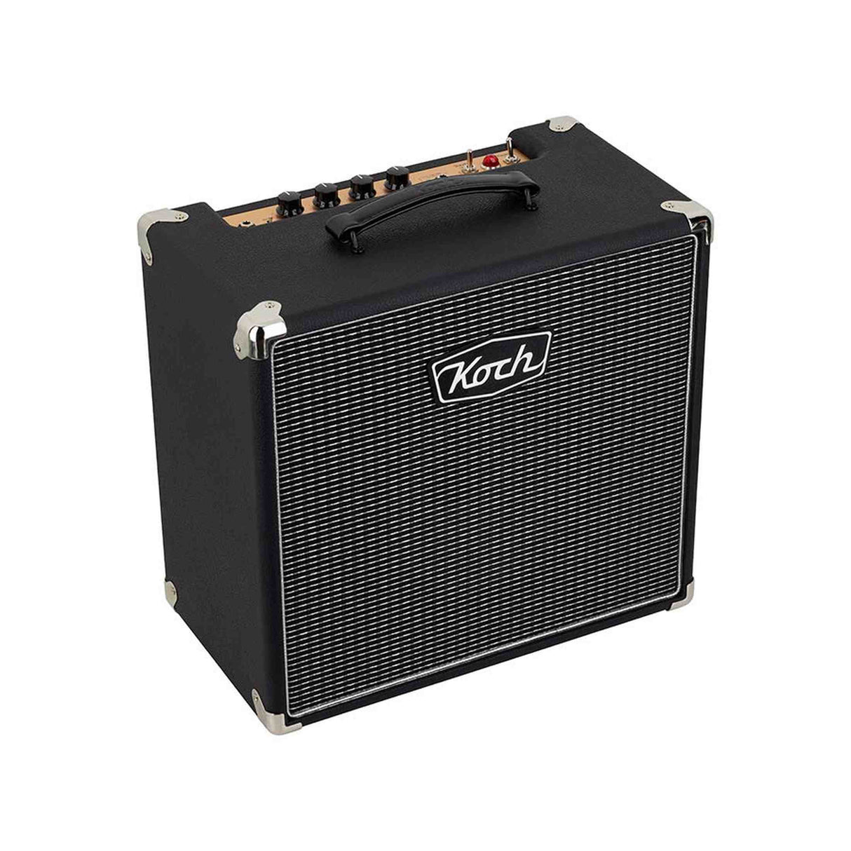 Koch D6/C110BS Durango 6 – 6W 1x10" Buizen Gitaarcombo in Zwart met Zilver Speakerdoek