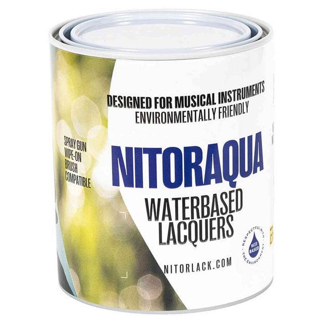 NitorLACK N270711110 NitorAQUA Mat Wit – Watergedragen Gitaarlak 750ml