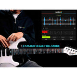 Litejam RGB24/BK Smart Learning Elektrische Gitaar Set Black 24 frets HSH RGB LED