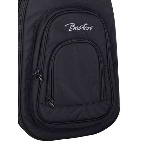 Boston EGB2-565 deluxe gigbag voor 2 elektrische gitaren 25mm padding 1680D zwart rugzakriemen