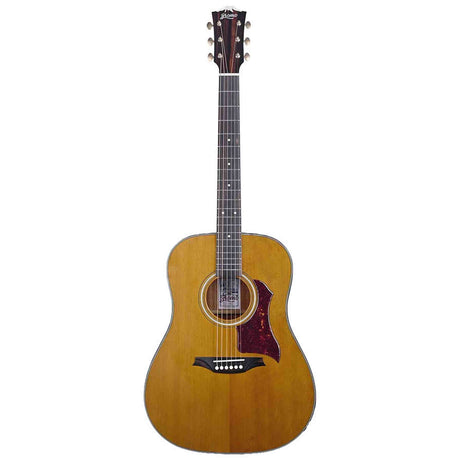 Bromo BAN1V Denali Series dreadnought gitaar, torified solid spruce top, mahogany body, natural gloss, heavy duty tas