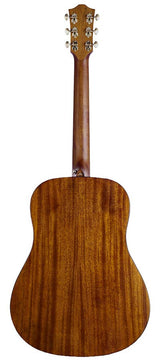 Bromo BAN1V Denali Series dreadnought gitaar, torified solid spruce top, mahogany body, natural gloss, heavy duty tas