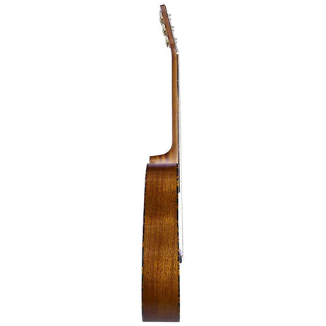 Bromo BAN2V Denali Series Grand Auditorium gitaar, torified solid spruce top, mahogany body, natural gloss, heavy duty tas
