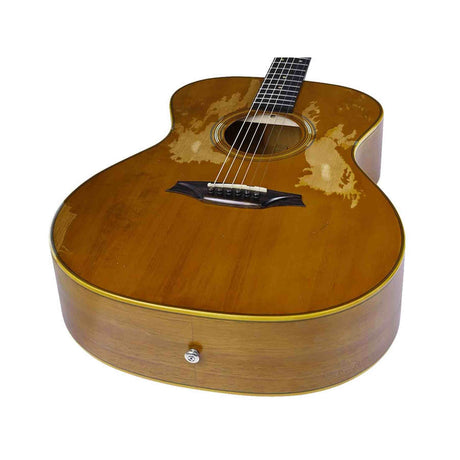 Bromo BAR2R Rocky Mountain Series all solid grand auditorium gitaar, solid spruce top, solid mahogany body, satin relic, heavy duty tas