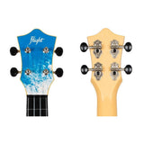 Flight TUS-25 SURF Soprano Ukulele met Linden Top, ABS Body en Aquila Snaren