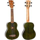 Flight NUS380 Jade Soprano Ukulele met Sapele Body, Walnut Toets, Bone Topkam en Flight Nylon Snaren