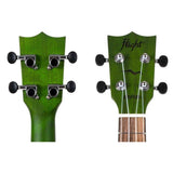 Flight DUC380 Jade Concert Ukulele met Mahogany Body, Bone Topkam en Aquila Nylgut Snaren
