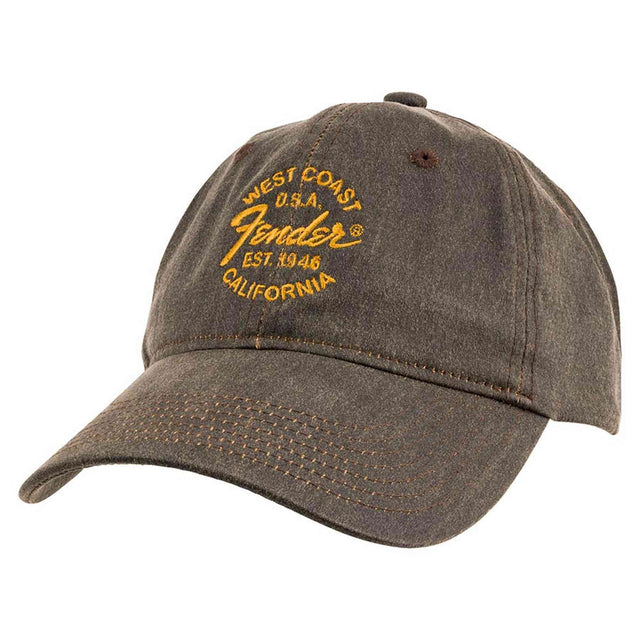 Fender 9122421211 West Coast Pet Oil Katoen Verstelbaar 6-Panel