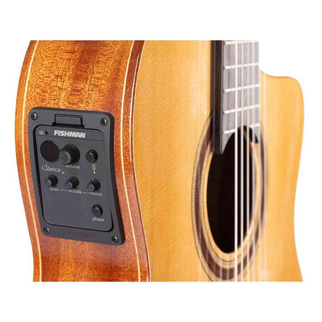 Admira GRANADA-ECTF thin body klassieke gitaar solid cedar sapele mahonie purple heart rosewood cutaway Fishman Clásica III