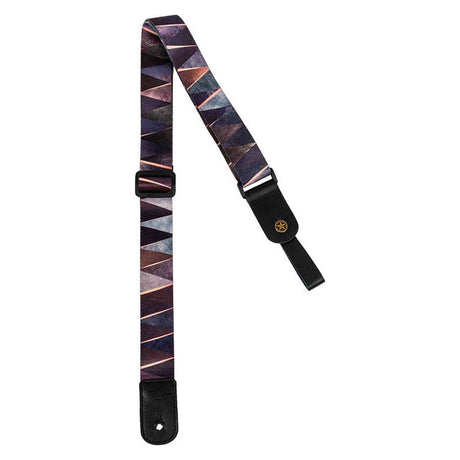 Flight S35 Arcana Ukulele Strap Poly/Leer met Geometrisch Patroon en Verstelbare Lengte