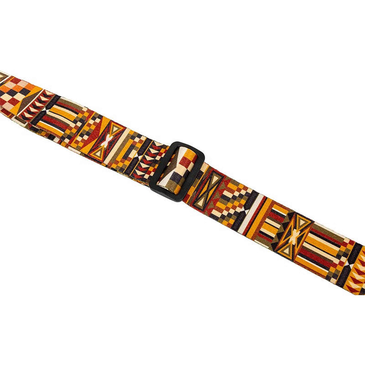 Flight S35 Marigold Ukulele Strap Poly/Leer met Verstelbare Lengte en Leren Strap Ends