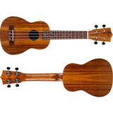 Flight NUS200 Soprano Ukulele met Gelamineerd Teak Body, 38 mm Topkam en Gigbag