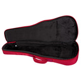 Flight DXBS Deluxe Soprano Ukulele Gigbag 15mm Padded Wine Red met Accessoirevak