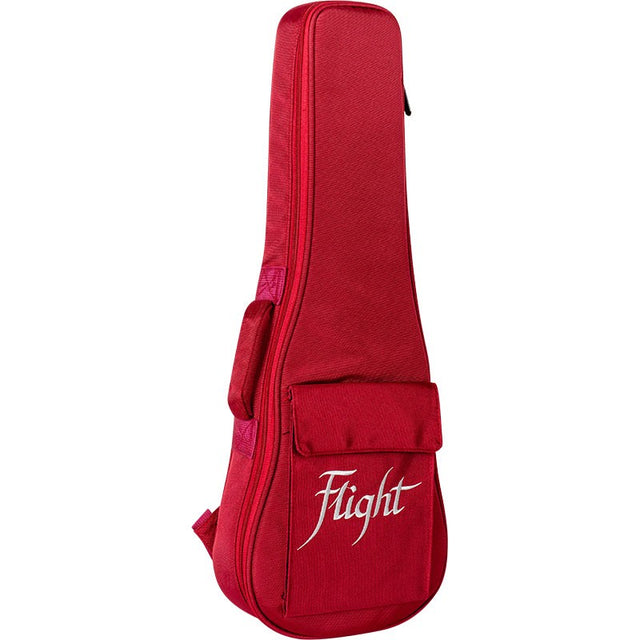 Flight DXBC Deluxe Concert Ukulele Gigbag 15mm Padded Wine Red met Accessoirevak