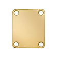 Boston NP-64-G neck mounting plate, 64,2x51mm, rectangular, gold