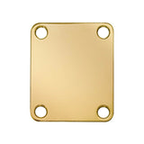 Boston NP-64-G neck mounting plate, 64,2x51mm, rectangular, gold