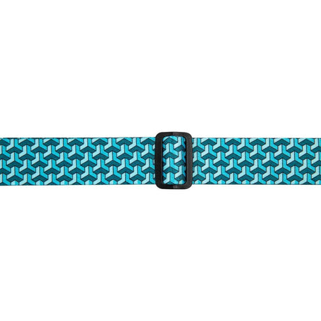 Flight S35 Trail B Ukulele Strap Poly/Leer Blauw met Outdoor Design en Verstelbare Lengte