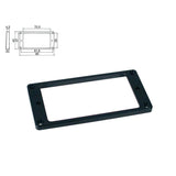 Boston HPF-02-SBK pickup ring, humbucker, flat, black, plastic, height: 4,5- 6,0mm, low