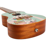 Flight AUC-33 Cupcake Concert Ukulele met Spruce Top, Sapele Body en Aquila Nylgut Snaren