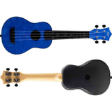 Flight TUS-65 SAPPHIRE Soprano Ukulele met Linden Top, ABS Body en Sapphire Blue Afwerking