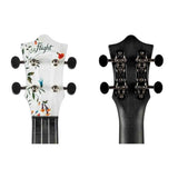 Flight UTS-40 FLOWER Ultra Travel Soprano Ukulele met Polycarbonate Body en Fluorocarbon Snaren