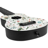 Flight UTS-40 FLOWER Ultra Travel Soprano Ukulele met Polycarbonate Body en Fluorocarbon Snaren